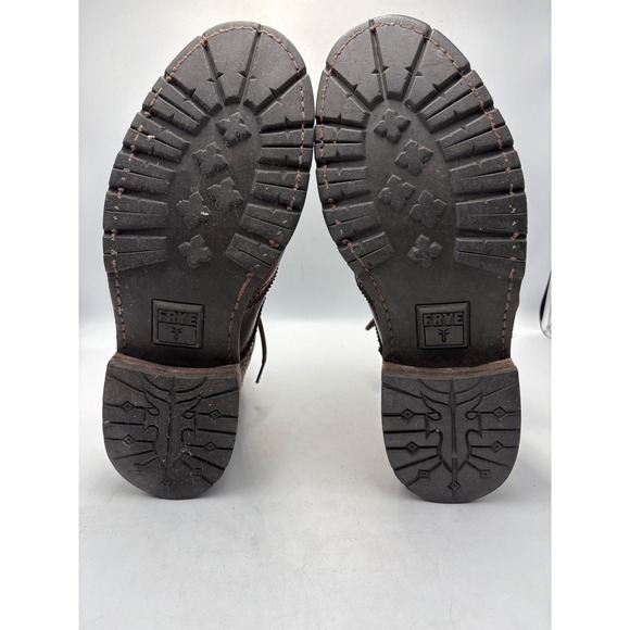 Vintage Frye John Addison Men's Brown Leather Boots Size 9D - Picture 9 of 11